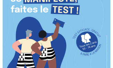 « Mars Bleu » Dépistage du Cancer du Côlon, un test efficace, gratuit, à faire chez soi !